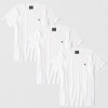 Abercrombie & Fitch 3 pack icon logo crew neck t-shirt