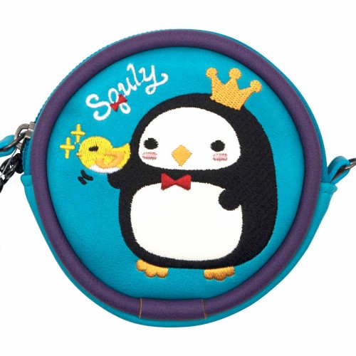 企鵝 Kily 刺繡零錢包